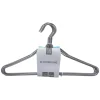CINTRE METAL FIN GRIS CLAIR X10 PIECES