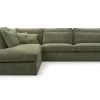 COBRA CANAPE ANGLE GAUCHE KAKI LINCOLN 37