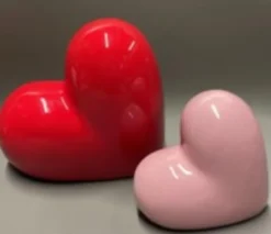 COEUR DECO CERAMIQUE LOVE ROSE