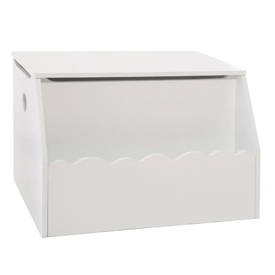 COFFRE A JOUETS BIBLIOTHEQUE BLANC