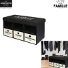 COFFRE BANC PLIABLE AVEC RANGEMENTS M2