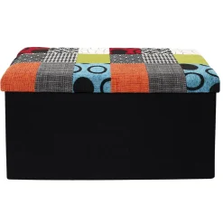 COFFRE BANC PLIABLE PATCHWORK