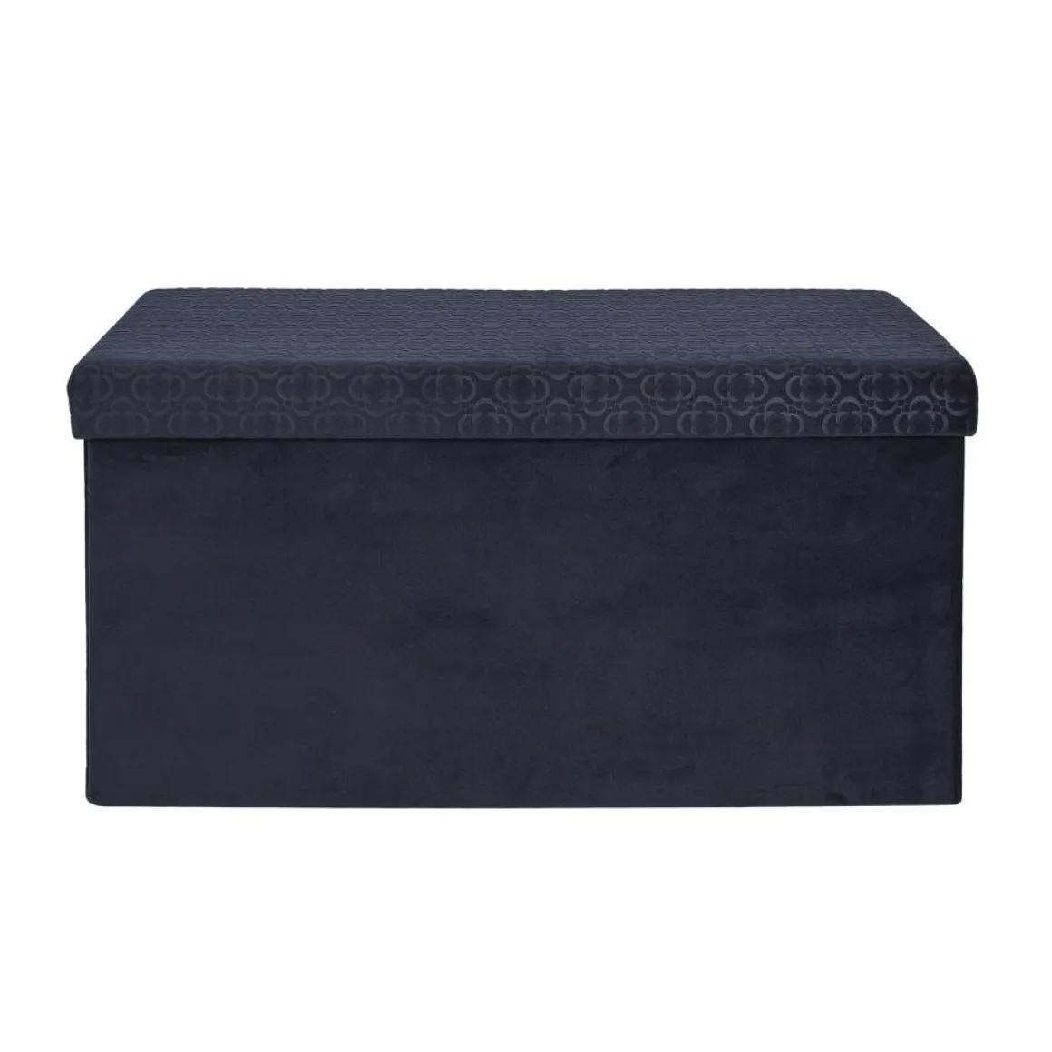 COFFRE BANC PLIABLE RETRO BLEU NUIT