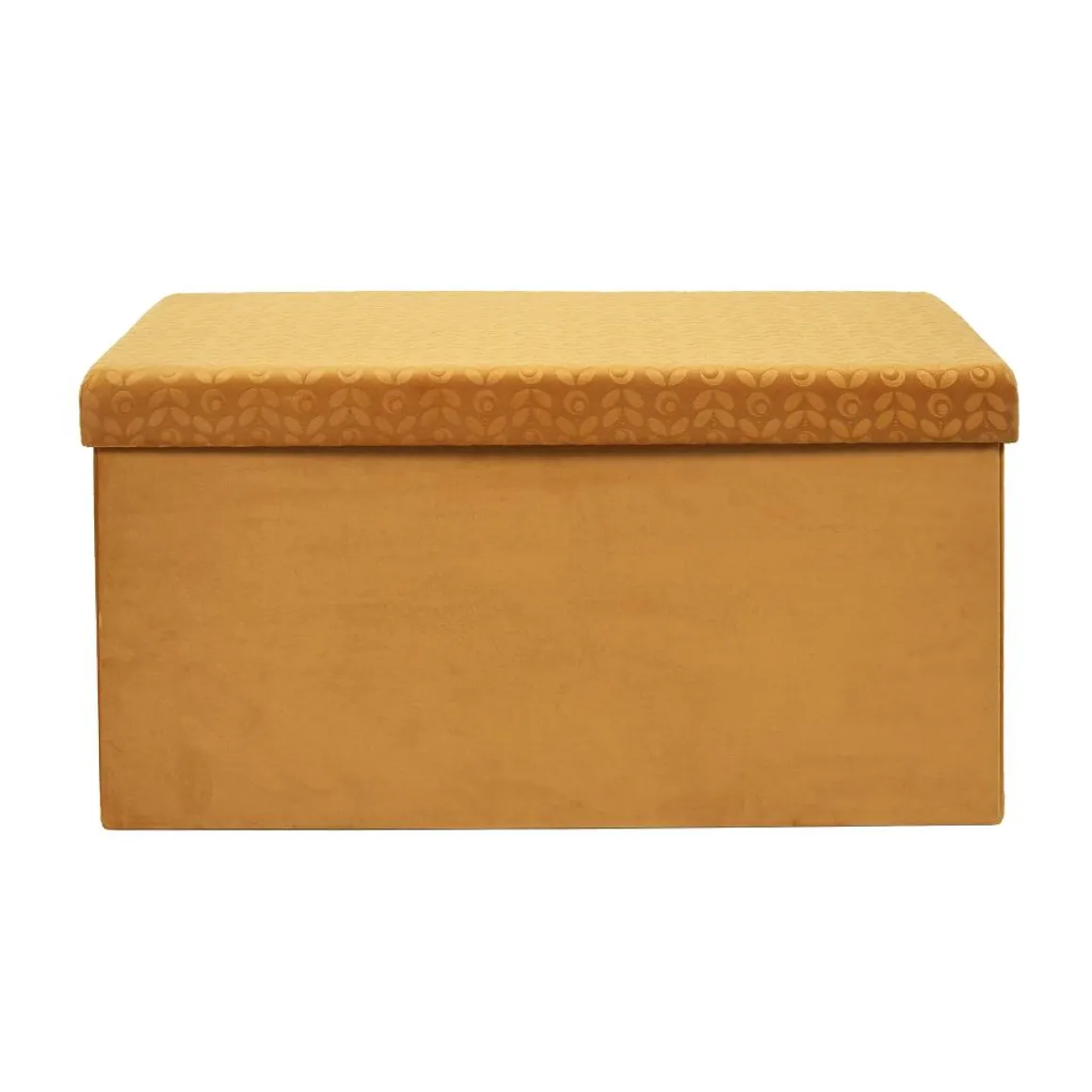 COFFRE BANC PLIABLE RETRO MOUTARDE