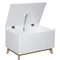 COFFRE BOIS ET BLANC