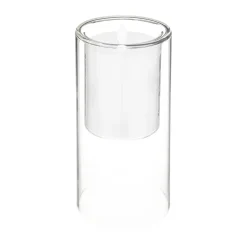 COFFRET 3 BOUGIES DOUBLE VERRE LED