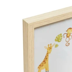 COFFRET CADRE EMPREINTE JUNGLE AVEC TAMPON 31.6X22.6CM