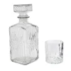 COFFRET CARAFE WHISKY ET VERRE X4 PIECES