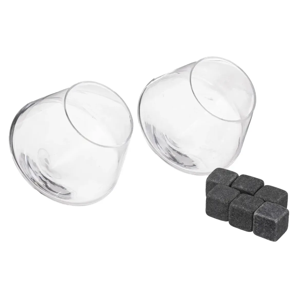 COFFRET 2 GOBELETS WIHSKY AVEC PIERRES