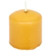 COFFRET PHOTOPHORE OUDY AVEC 4 BOUGIES JAUNE