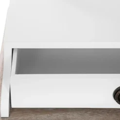 COIFFEUSE CHRYSA 3 TIROIRS BLANC