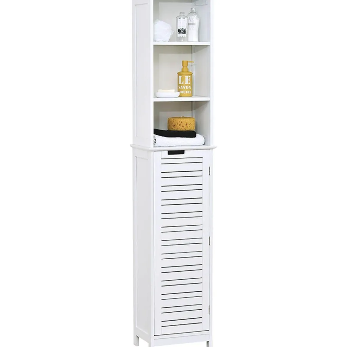COLONNE 1 PORTE 3 ETAGERES MDF ETAGERES MDF MIAMI