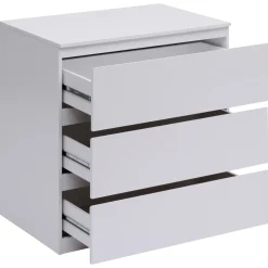 COMMODE 3 TIROIRS DOLO BLANC D.73X48X78CM