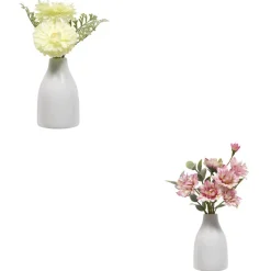 COMPOSITION FLEURS CERAMIQUE BINA H.19CM