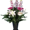 CONE LUPIN LYS RENONCULE H50CM