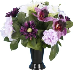 CONE LYS GERBERA SOUCI ORCHIDEE
