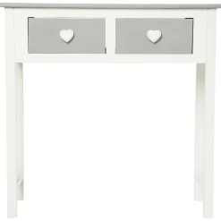 CONSOLE COEUR LEONCE 2 TIROIRS