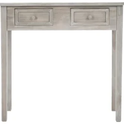 CONSOLE 2 TIROIRS CHARME NATUREL