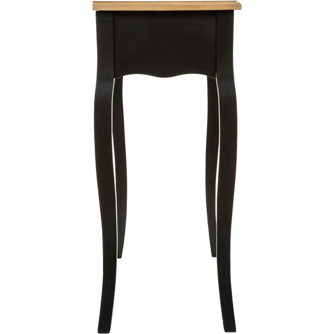 CONSOLE 2 TIROIRS NOIR CHRYSA