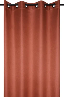 COPENHAGUE RIDEAU OCCULTANT 140X180CM TERRACOTTA