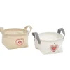 CORBEILLE DE RANGEMENT TISSU AVEC ANSES