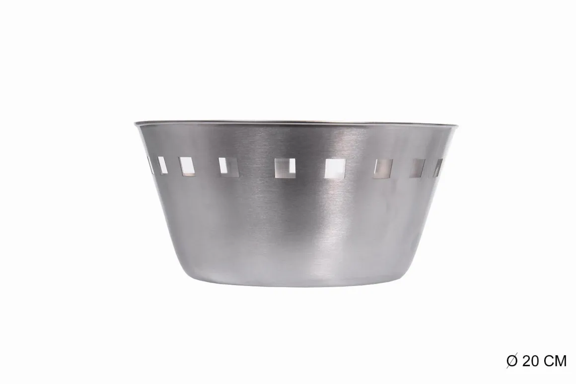 CORBEILLE FRUIT INOX D.20CM