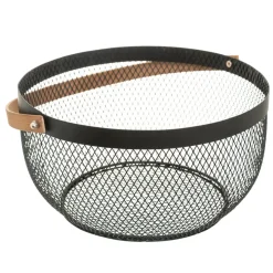 CORBEILLE MESH 29CM RETRO AVEC POIGNEE