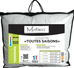 COUETTE BLANCHE TOUTES SAISONS 250G 140X200CM