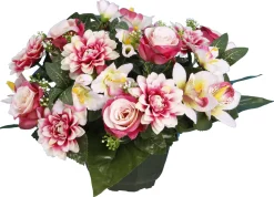 COUPE DAHLIA ROSETTE ORCHIDEE