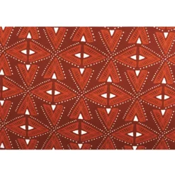 COUSSIN ADIYA 40X40CM MOTIF AMBRE