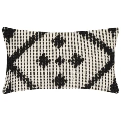 COUSSIN COTON 3D SAFARI NOIR ET BLANC 38X58CM