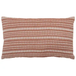 COUSSIN COTON JACQUARD MICAH TERRACOTTA 30X50CM