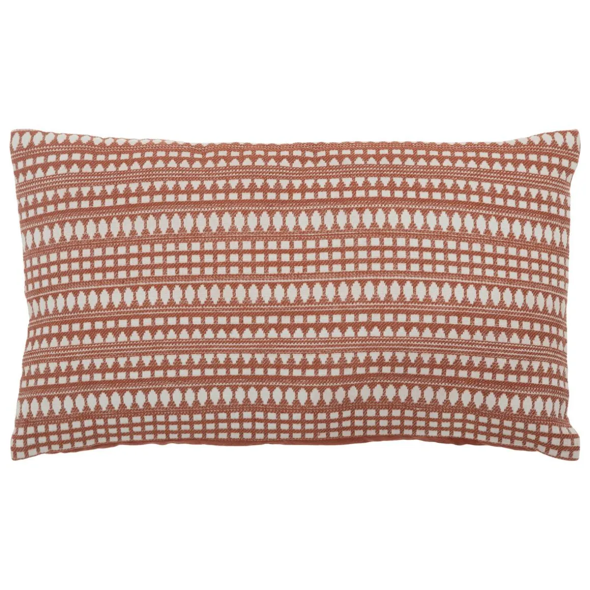 COUSSIN COTON JACQUARD MICAH TERRACOTTA 30X50CM