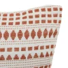 COUSSIN COTON JACQUARD MICAH TERRACOTTA 38X38CM