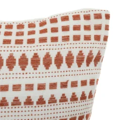 COUSSIN COTON JACQUARD MICAH TERRACOTTA 38X38CM