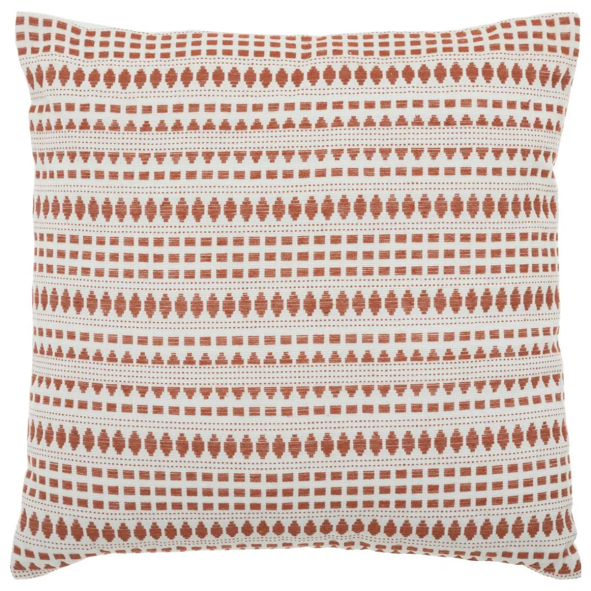 COUSSIN COTON JACQUARD MICAH TERRACOTTA 38X38CM