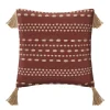 COUSSIN COTON JUTE BOTANIC TERRACOTTA 40X40CM