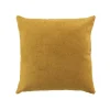 COUSSIN DEHOUSSABLE 45X45CM BOUCLETTE POLYCOTON TESSA OCRE