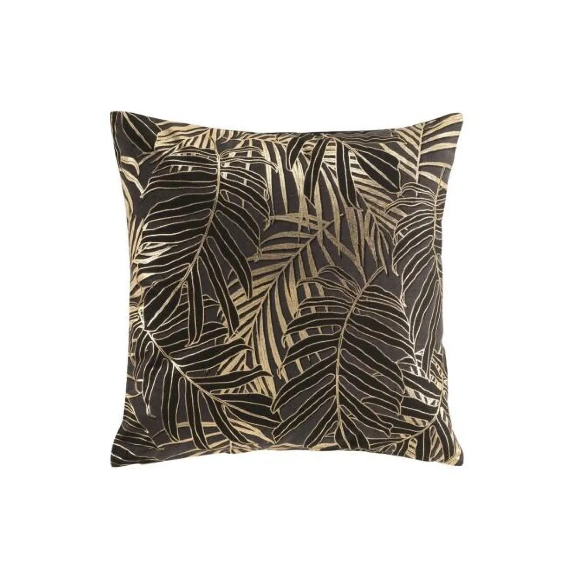 COUSSIN DEHOUSSABLE 45X45CM COTON IMP OR CLEMATITE
