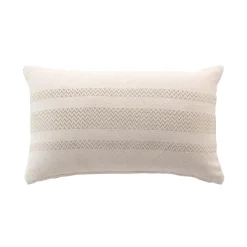 COUSSIN DEHOUSSABLE 30X50CM JACQUARD ET FILS METAL DORELINE