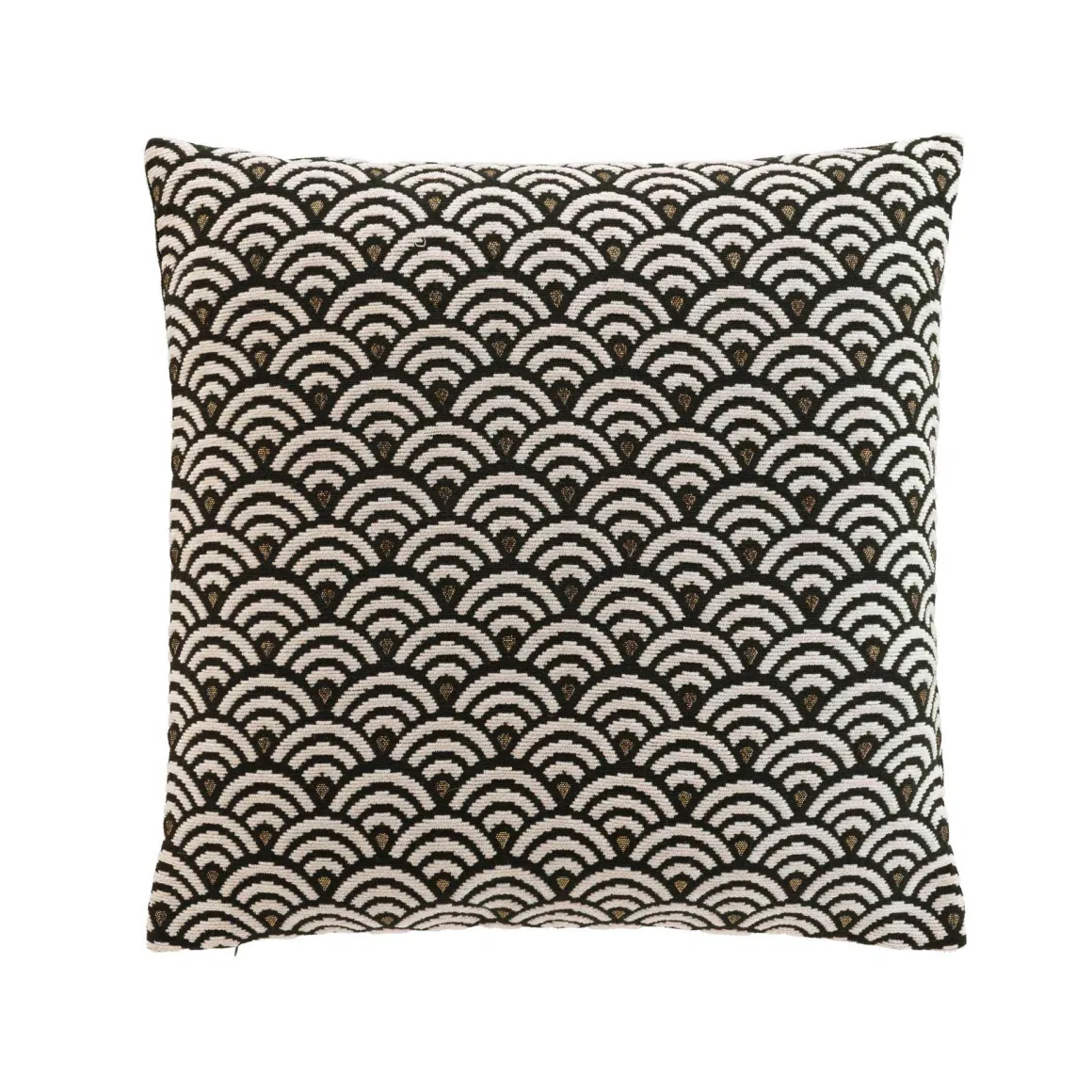 COUSSIN DEHOUSSABLE 45X45CM METALLISE MINELLA NOIR