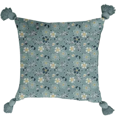 COUSSIN DEHOUSSABLE 40X40CM PONPOMS