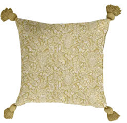 COUSSIN DEHOUSSABLE 40X40CM PONPOMS