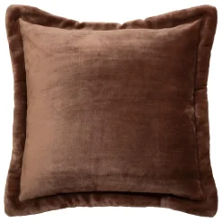 COUSSIN FLANELLE CUDDLY MARRON 53X53CM