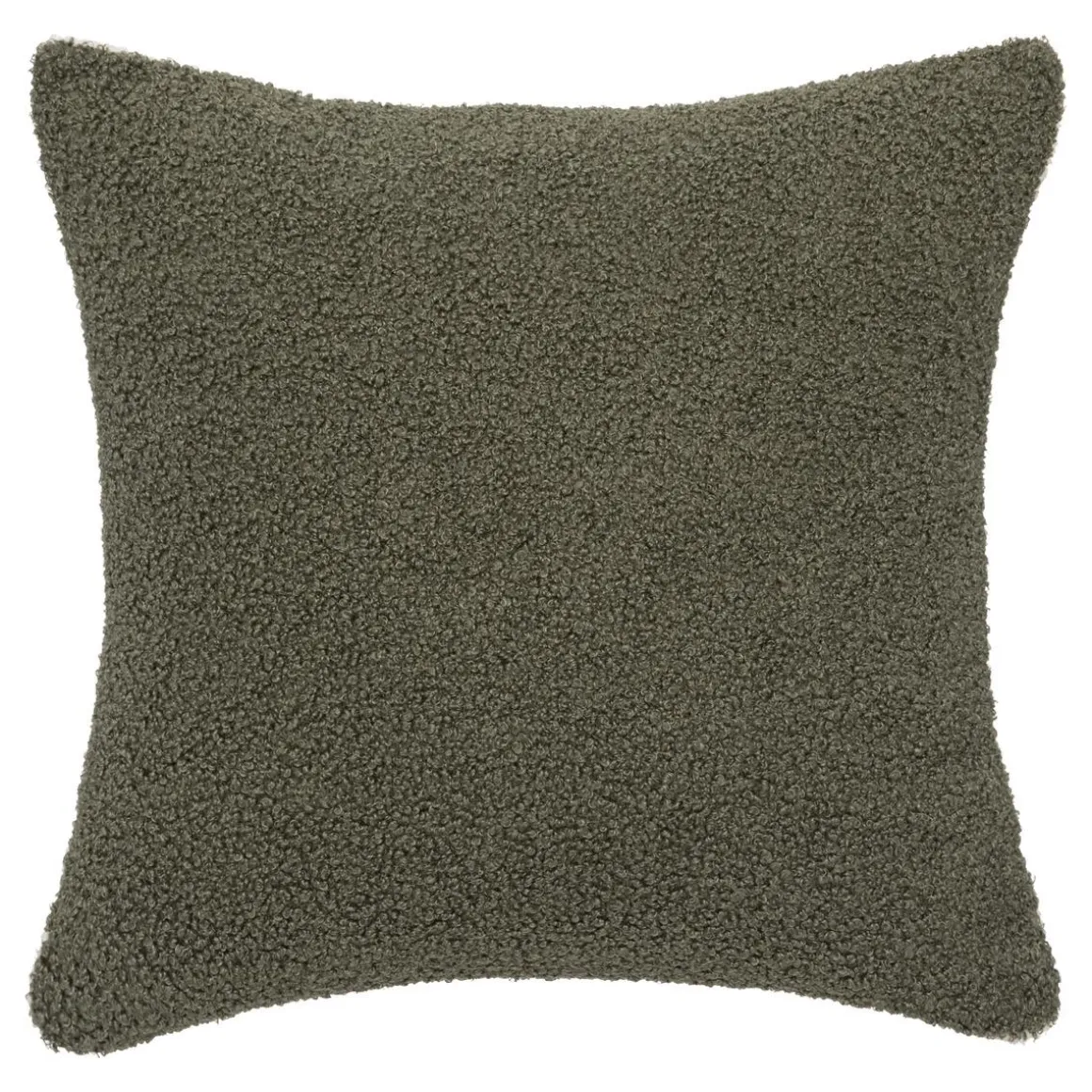 COUSSIN FOURRURE BOUCLETTE JAIKO KAKI 40X40CM