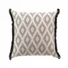 COUSSIN FRANGES 45X45CM POLYCOTON IMPRIME ORICIA