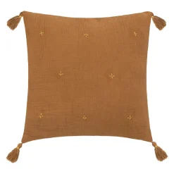 COUSSIN GAZE BRODE OR CANARD 40X40CM