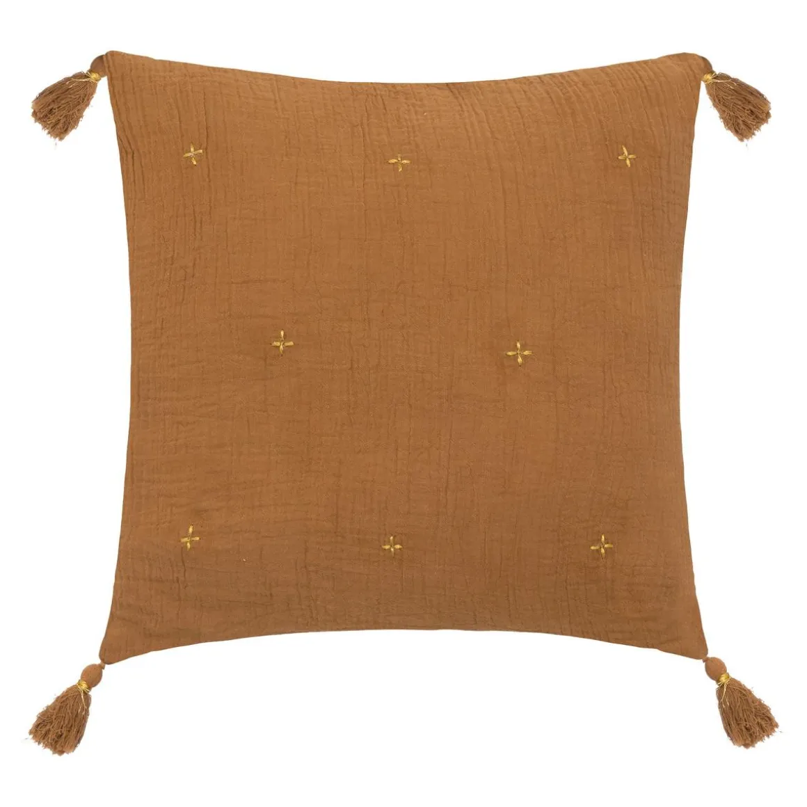 COUSSIN GAZE BRODE OR CANARD 40X40CM