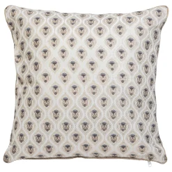 COUSSIN IMPRIME EFFET METALISE LITTLE COTTAGE 40X40CM