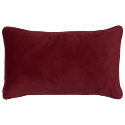 COUSSIN LILOU ROUGE GRENAT 30X50CM